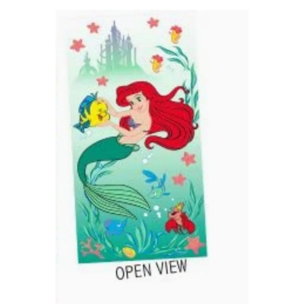 Disney Princess Little Mermaid Absorbent Fade Resistant Beach Towel 27